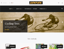 Tablet Screenshot of junkfunk.com